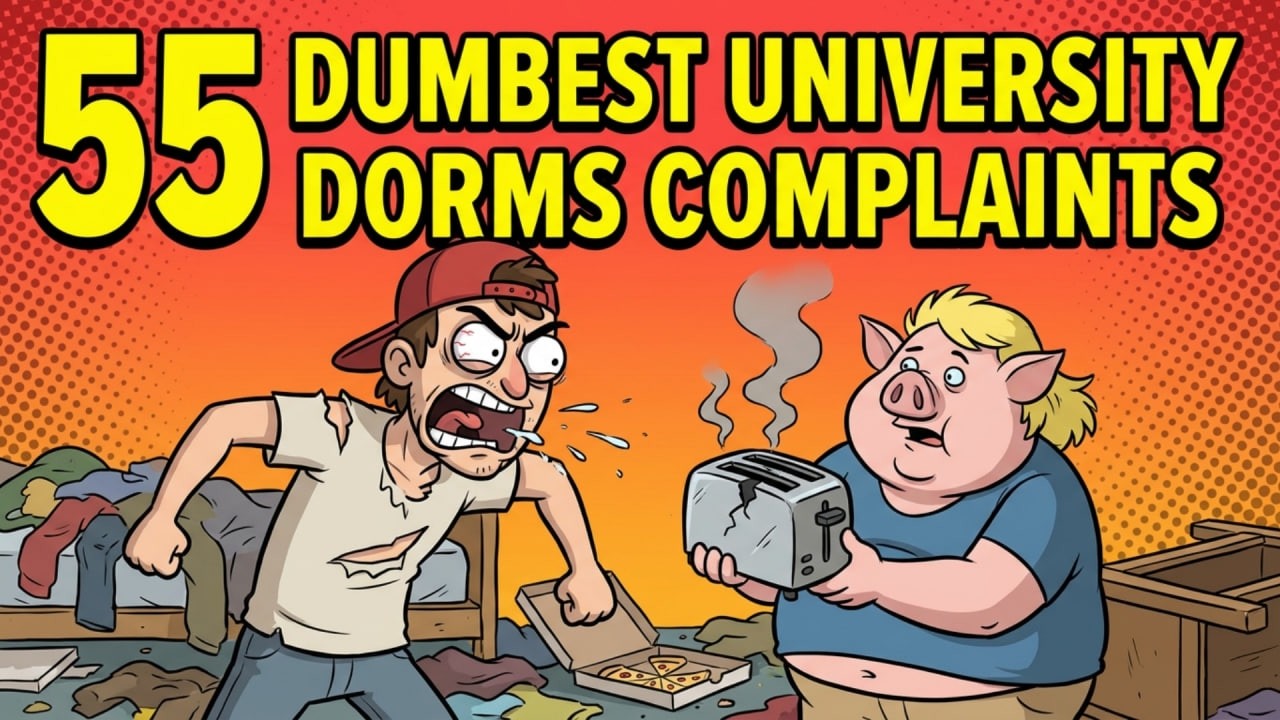 55 Dumbest University Dorm Complaints That Broke Administrators