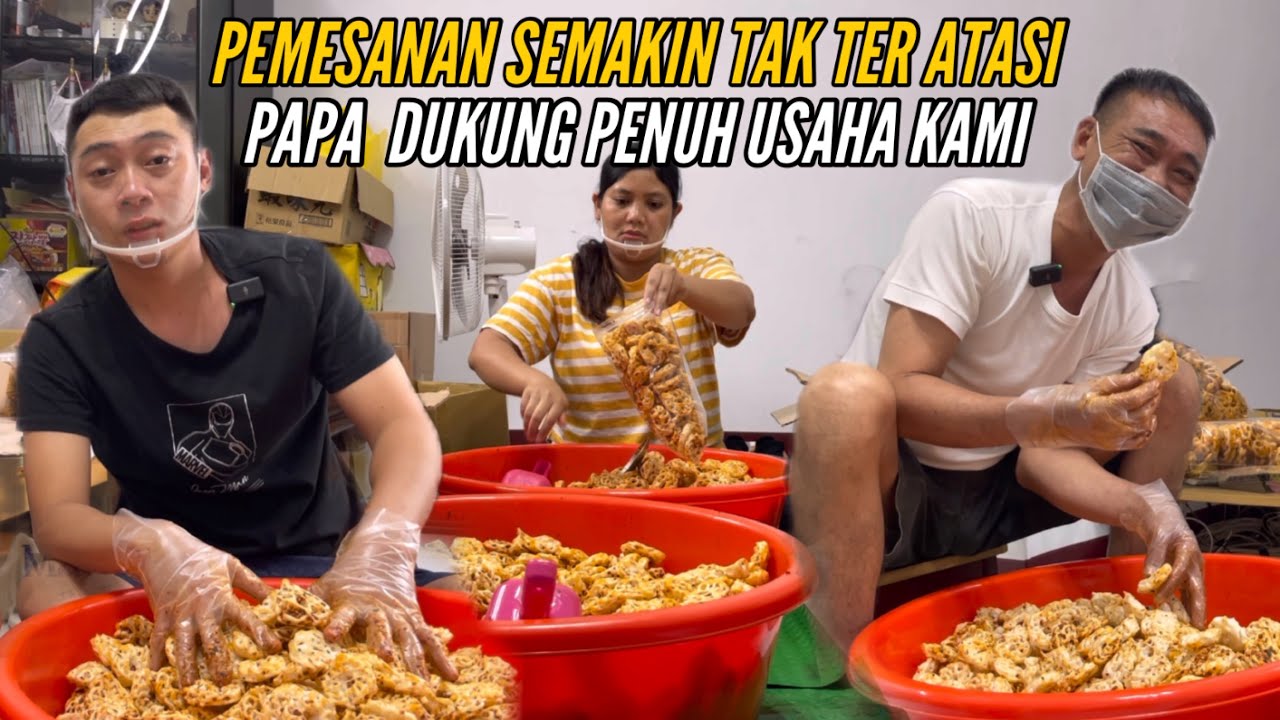 SATU HARI SATU KINTAL KRUPUK OMSET PULUHAN JUTA PAPA BERHARAP SECEPAT NYA PUNYA PABRIK
