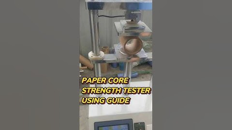 A Guide to Using Paper Core Compression Strength Tester 🚨 #Tester