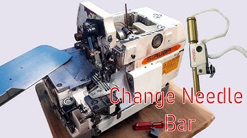 How to Change OverLock Needle Bar | Sewing Machine| Tamil |