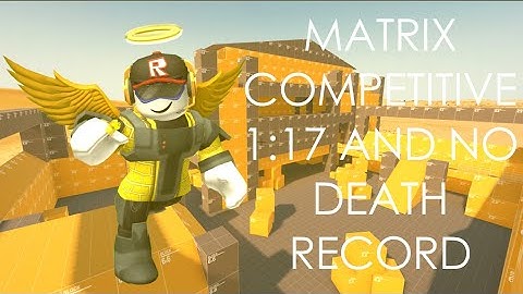 2 Matrix Competitive Records in 1 video | ROBLOX Arsenal
