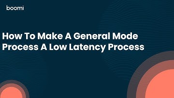 How To Make A General Mode Process A Low Latency Process