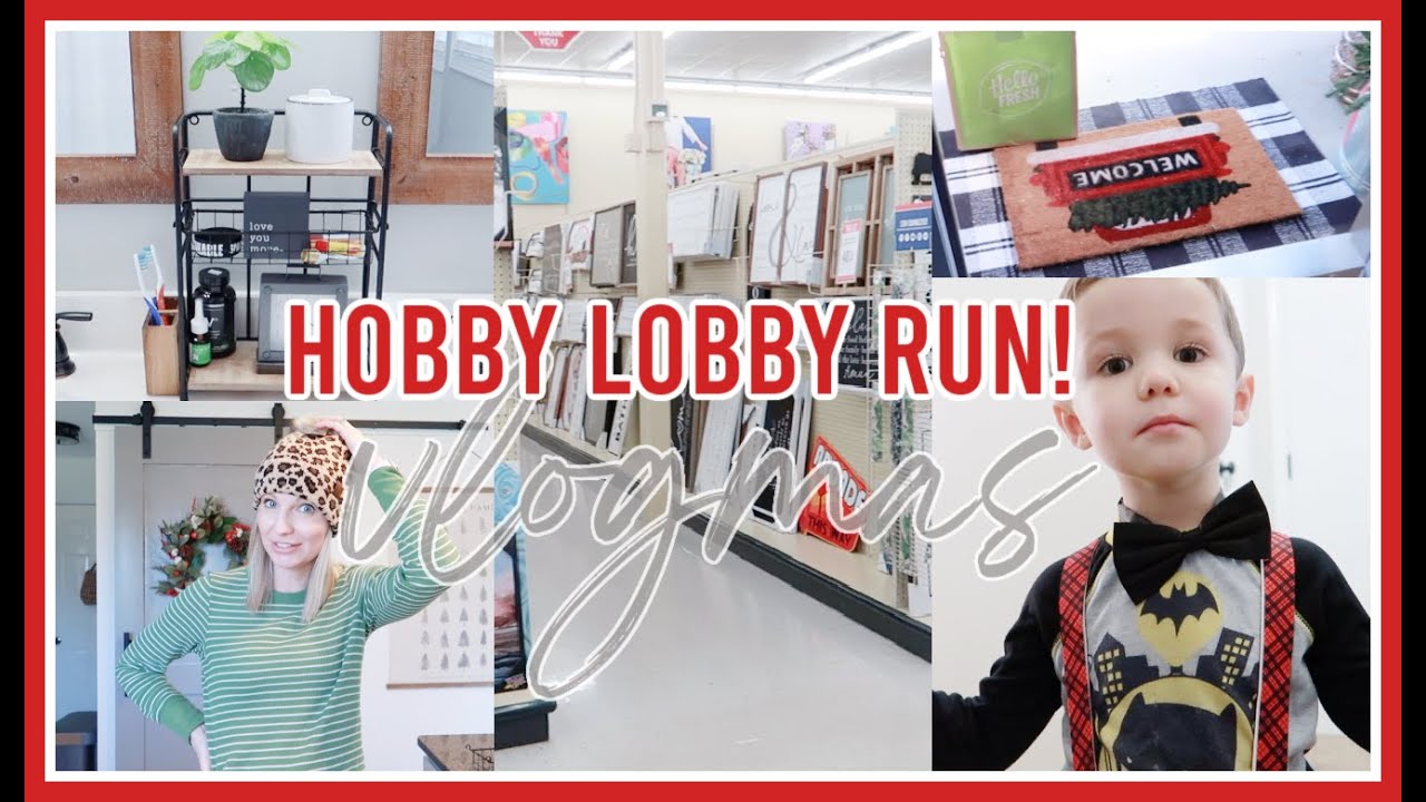 HOBBY LOBBY RUN! VLOGMAS 2020 DAY IN THE LIFE OF A STAY AT HOME MOM