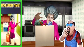 Scary Teacher 3D - New Update New Chapter New Levels | Its Lunch Time | Gameplay (Android,iOS)