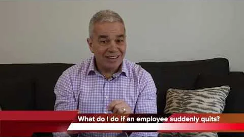 What do I do if an employee suddenly quits?