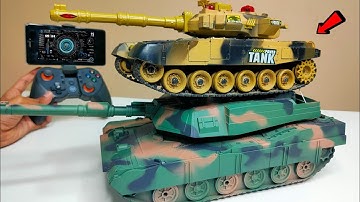 RC War Tank Vs M1A2 Abrams RC Tank Unboxing - Chatpat toy tv