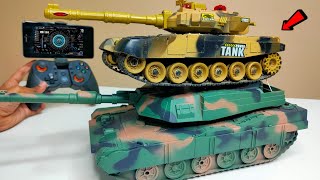 RC War Tank Vs M1A2 Abrams RC Tank Unboxing - Chatpat toy tv screenshot 2