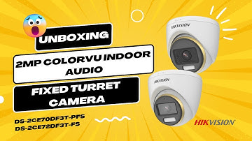 Unboxing - 2MP ColorVu Indoor Audio Fixed Turret Camera