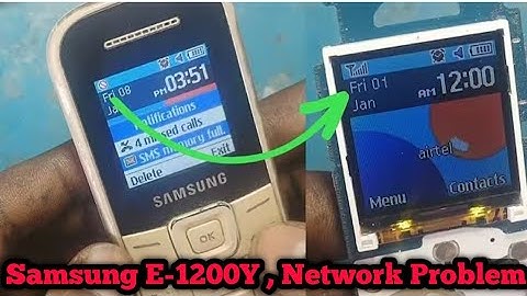 Samsung e1200y Network problem| E1200y/b110 /b310 Network problem solution|letest Trick 💯%working