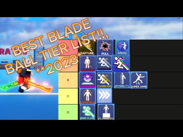 Blade Ball Tier List December 2023