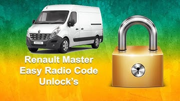 How To Find Renault Master Radio Code Using Serial No.