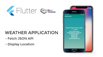 Flutter Tutorial - Weather App part 2 Display Weather Information