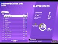 How I came 2nd  in the first hype cup of chapter 3 season 2 🥈