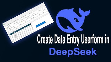 Create Data Entry Userform in DeepSeek