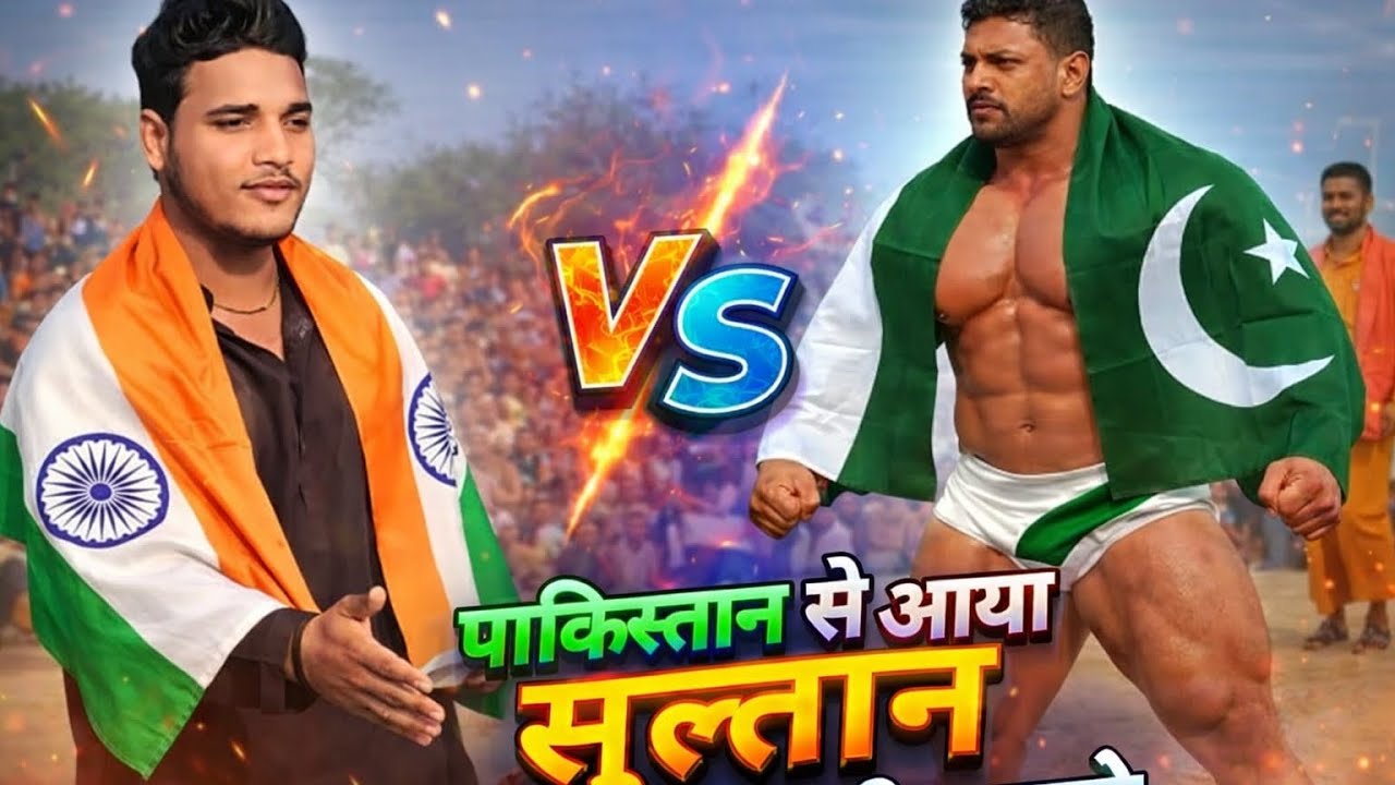 Pakistan Se Aaya Sultan 😱 Sultan Warsi VS Pakistani Pehalwan | India 🇮🇳 vs Pakistan 🇵🇰 Dangal Fight