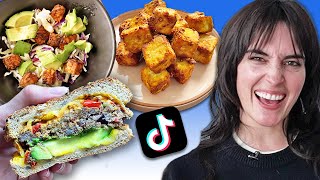 I Tried TikTok's Viral Vegan Airfryer Recipes