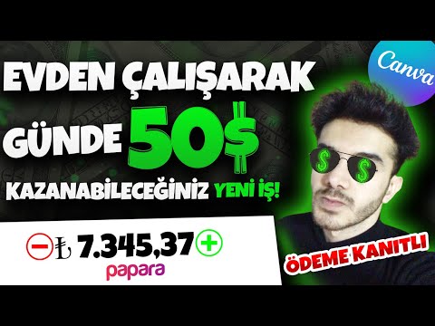 EVDEN ÇALIŞARAK GÜNDE 50$ KAZANABİLECEĞİNİZ YENİ İŞ! 💰 - İnternetten Para Kazanma 2023 | Para Kazan