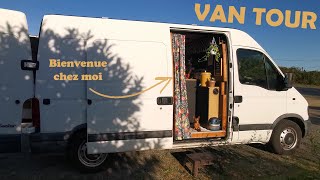 VAN TOUR - Je vous fais visiter le van dans lequel je voyage SEULE - Renault Master L2H2