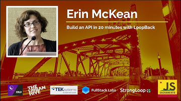 Erin McKean: Build an API in 20 minutes with Loopback - SacJS June 2017