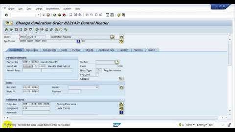 Calibration process Unplanned - Quantitative
