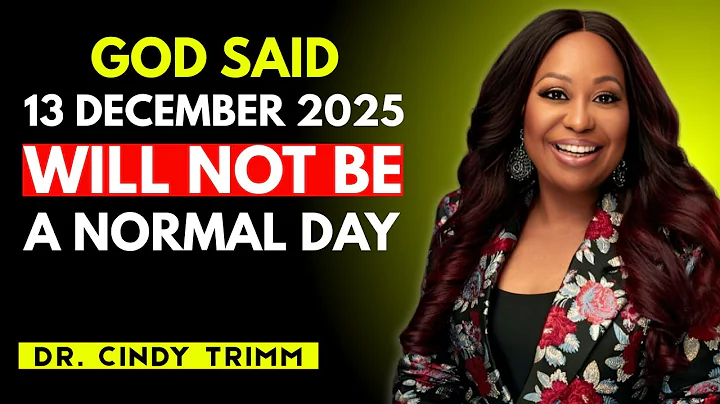 God Said 13 December 2025 Will Not Be a Normal Day | Dr. Cindy Trimm