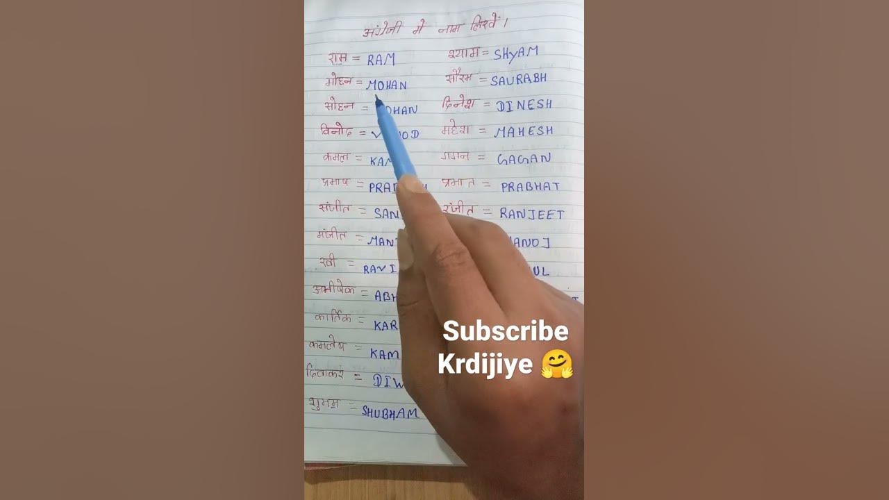 how-to-write-hindi-name-in-english