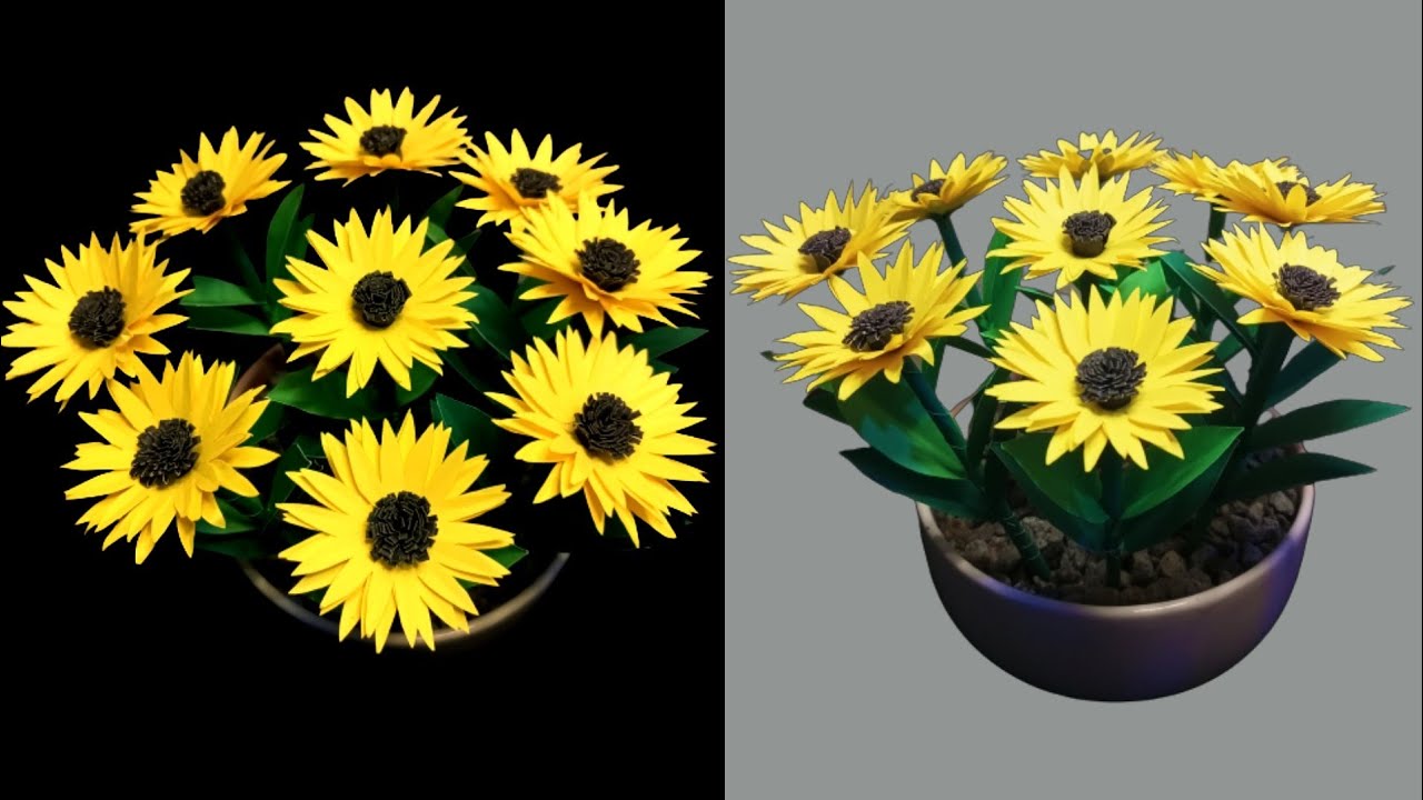 DIY Matahari Mini Dari Kertas Origami• How To Make Beautiful Mini Sun