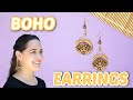 DIY Boho Beaded Earrings