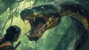 【2025 Newest Movie】Python Attack!Snake devours team, hunter seeks revenge,rapped again by serpent! 🐍