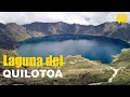 Laguna del Quilotoa en el cráter de un volcán. Ecuador 🇪🇨 Cotopaxi [Drone 4k]