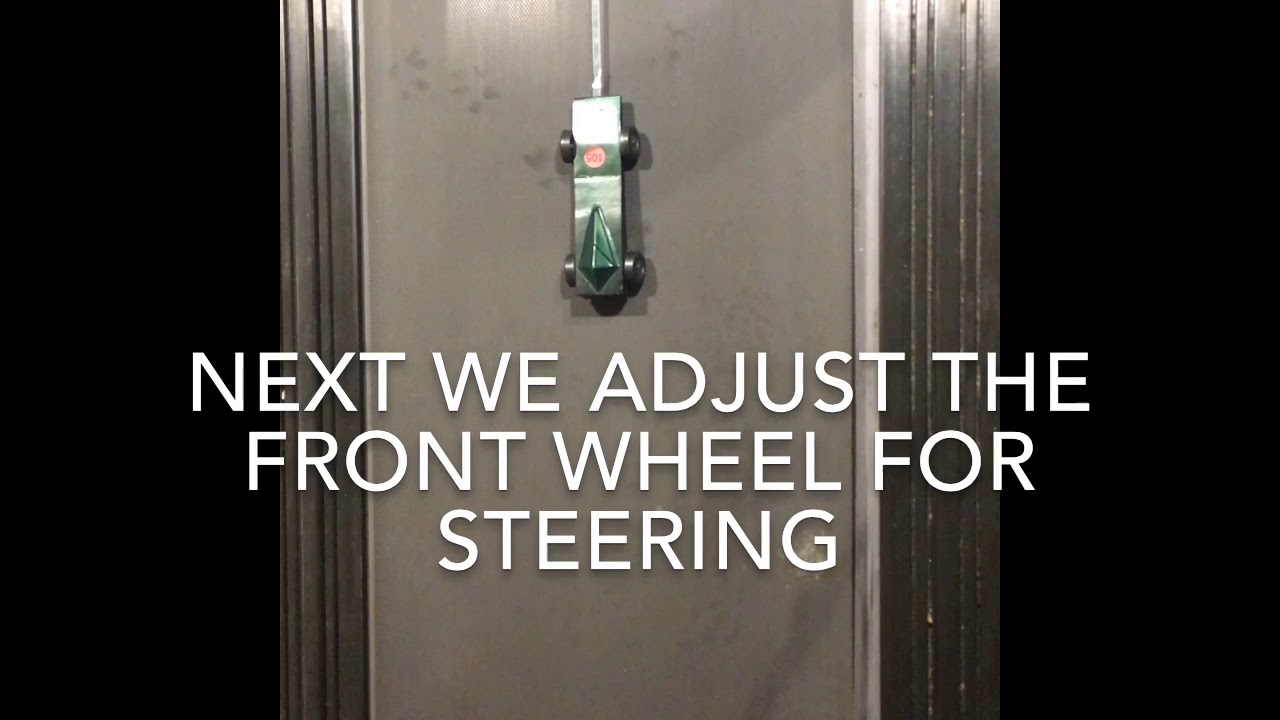 Pinewood Derby Rail Riding Alignment YouTube