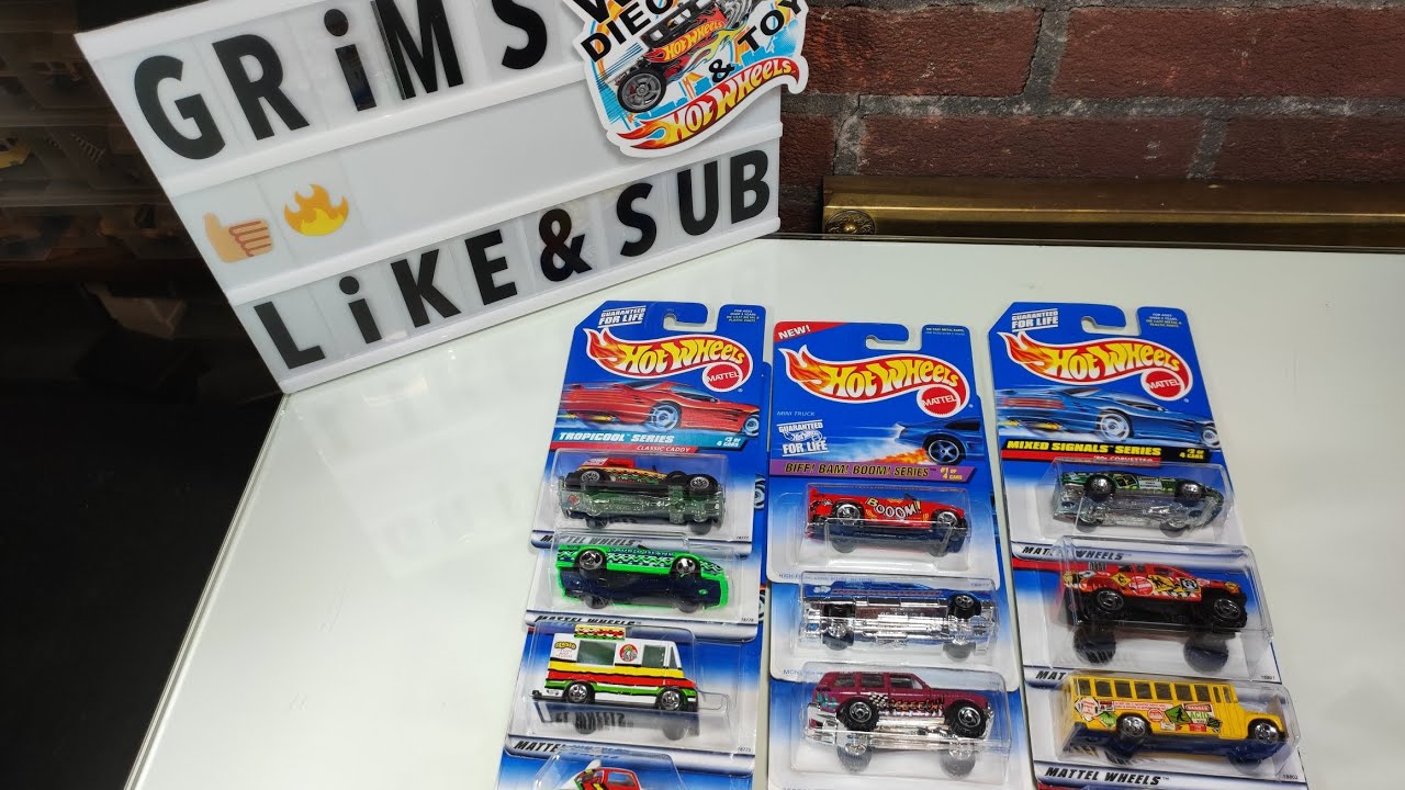 Packaging Purge! #4 old Hot Wheels 4 piece sets! 1996 & 1997