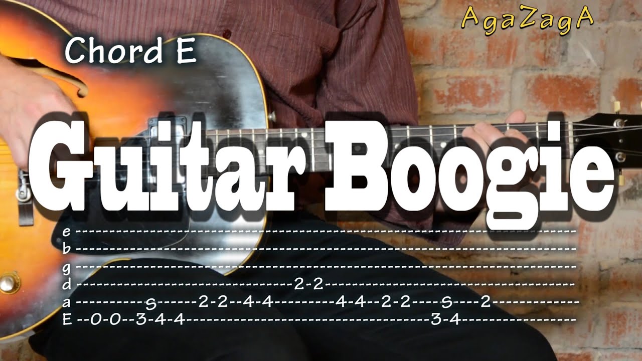 Guitar Boogie   Tab  Chords Guitar lesson como tocar    