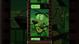 LA VACA LOLA PERO COURAGE THE COWARDLY DOG #shorts #shortvideo #effects