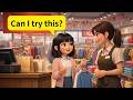 Shopping Center Vocabulary - Slow and Easy English For Beginners