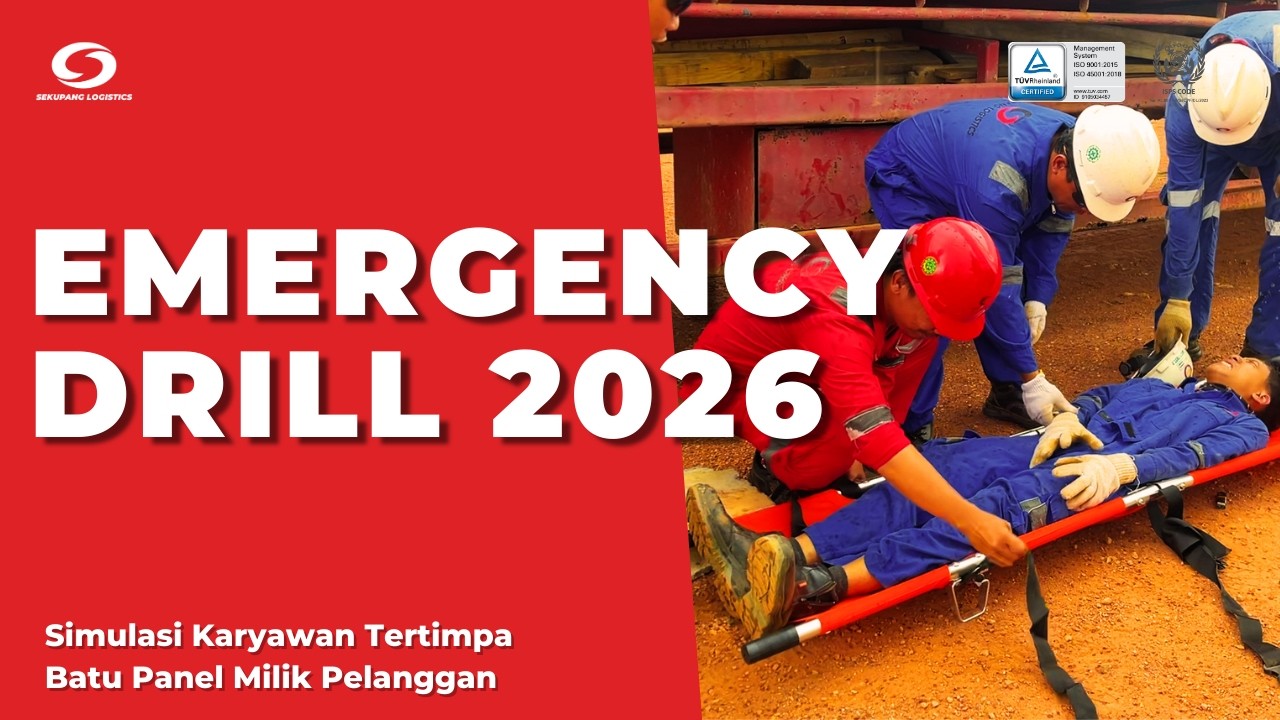 Emergency Drill 2026 - Sekupang Logistics | Karyawan Tertimpa Batu Panel Milik Pelanggan