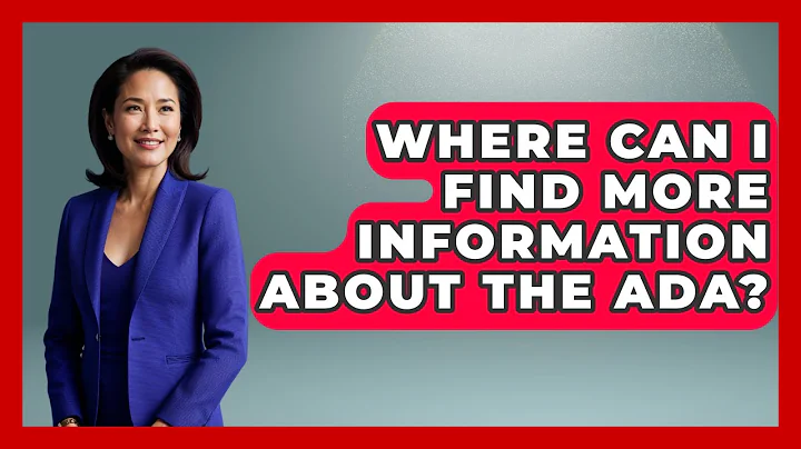 Where Can I Find More Information About The ADA? - Law Enforcement Insider