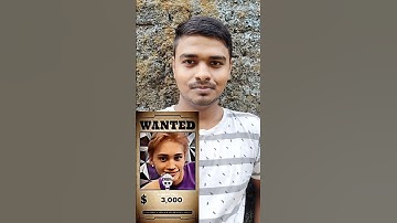 Tutorial filter wanted poster 😈💀 #tutorial #filter #wanted #love #wantedposter #rajpaswan
