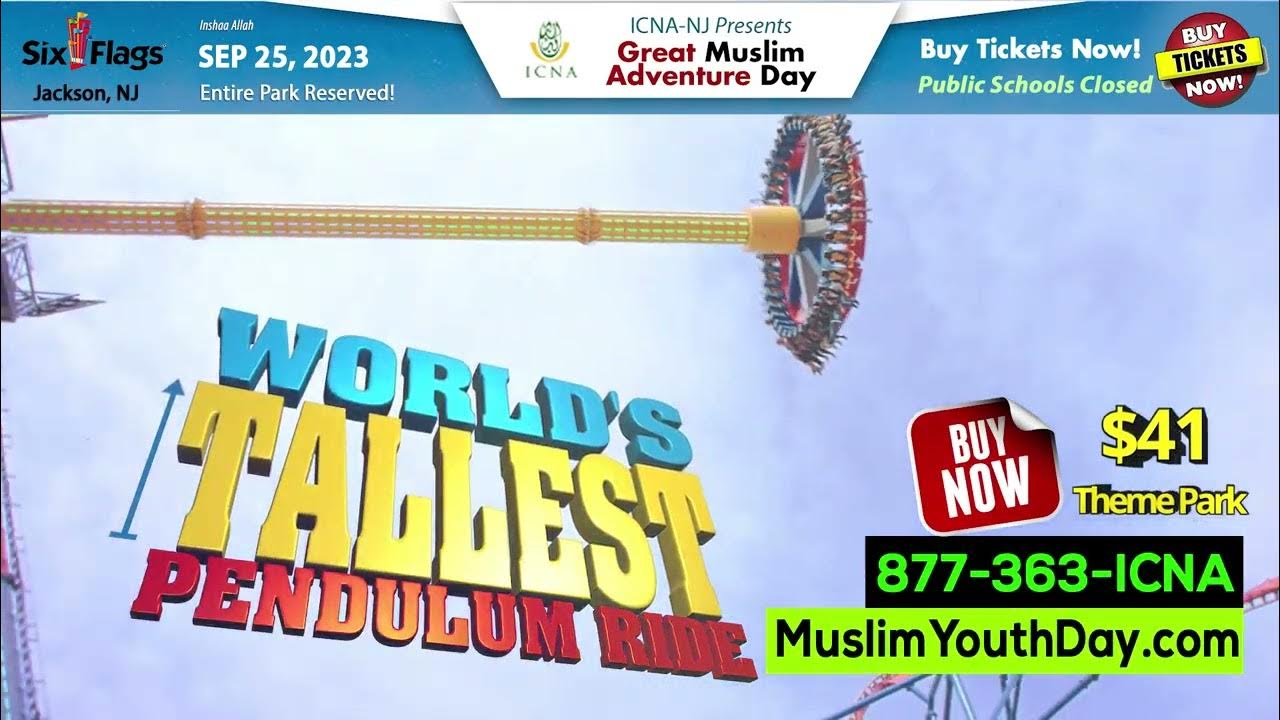 Celebrate Muslim Day Six Flags NJ on Sep 25 YouTube