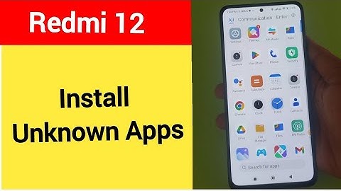 How to install unknown apps, install APK, Redmi 12 me third party app install kaise karen, app insta