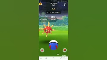 Pokemon go ( I got a shiny ✨ Solrock ) using PGSHARP
