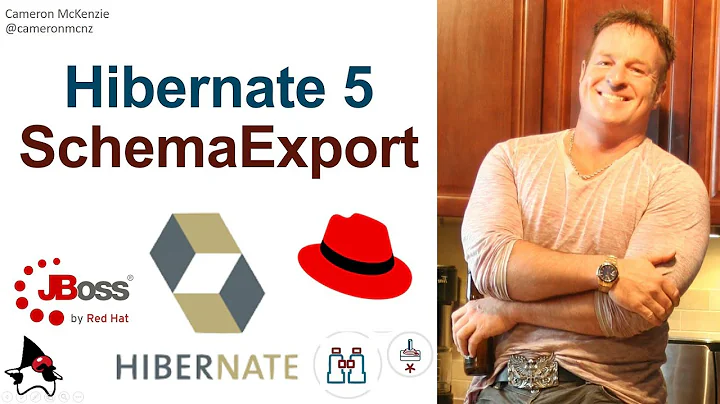 A Hibernate 5 SchemaExport example: Have Hibernate create tables in your database programatically