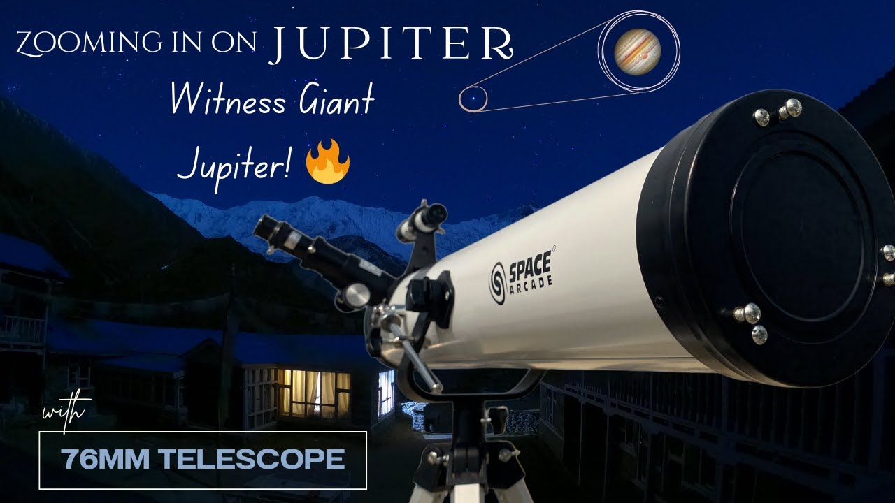 Jupiter at Its BIGGEST in 2026! 🔥 Space Launcher 76mm Telescope View ...