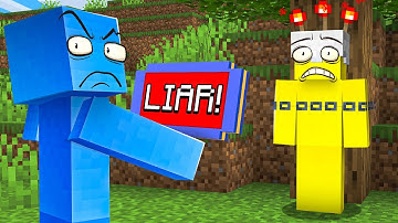 Using a LIE DETECTOR To Troll My Friend in Minecraft