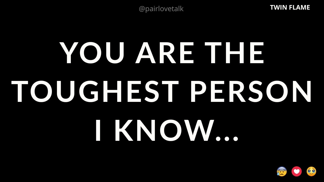 Ты самый сильный человек, которого я знаю...😕🙂😐