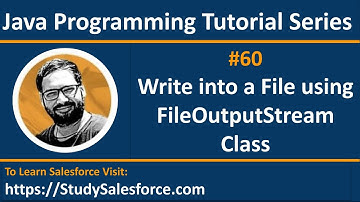 60 Java | How to write content into a file using FileOutputStream in java | by Sanjay Gupta