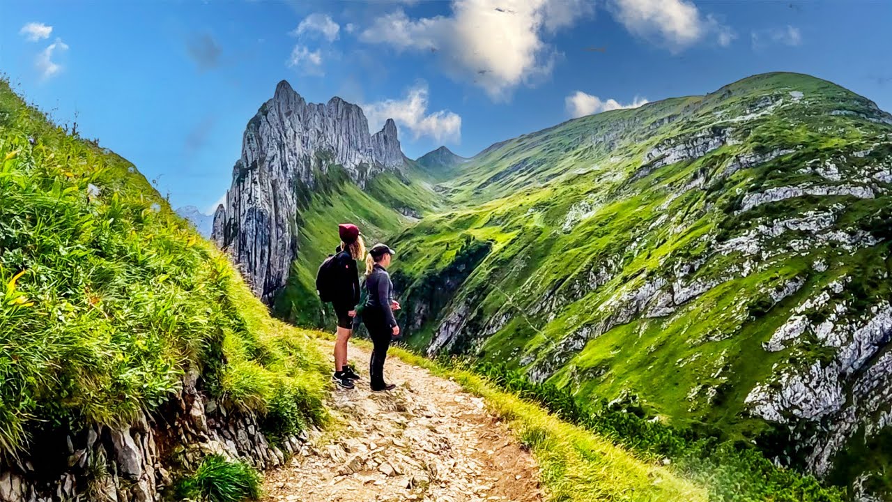 Epic Saxer Lücke Hike in Switzerland | Breathtaking Mountain Trail in 4k