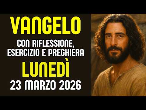 Video VANGELO DEL GIORNO 23 Marzo 2026 ? Chi è senza peccato scagli la prima pietra: cosa scriveva Gesù?