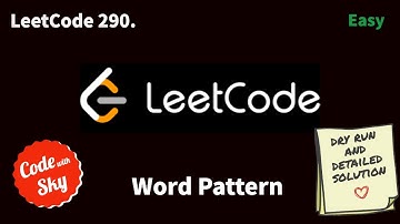 290. Word Pattern || Leetcode || C++ || Hindi