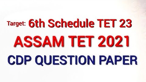 6th Schedule TET 2023 LP-CDP